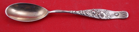 Demitasse Spoon GW  w/ wild roses motif  4
